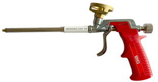 картинка Пистолет для монтажной пены адаптер корпус металл ручка пластик красная конфузор 4057 SILA /40 от магазина Компания+