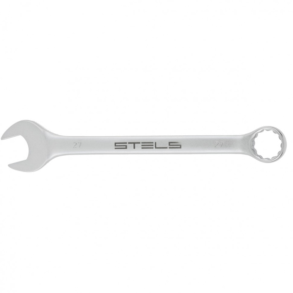 картинка Ключ комбинированный 27мм матовый хром STELS /60 от магазина Компания+