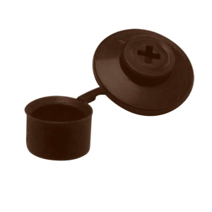 картинка Шайба кровельная с колпачком темно-коричневая /250 от магазина Компания+